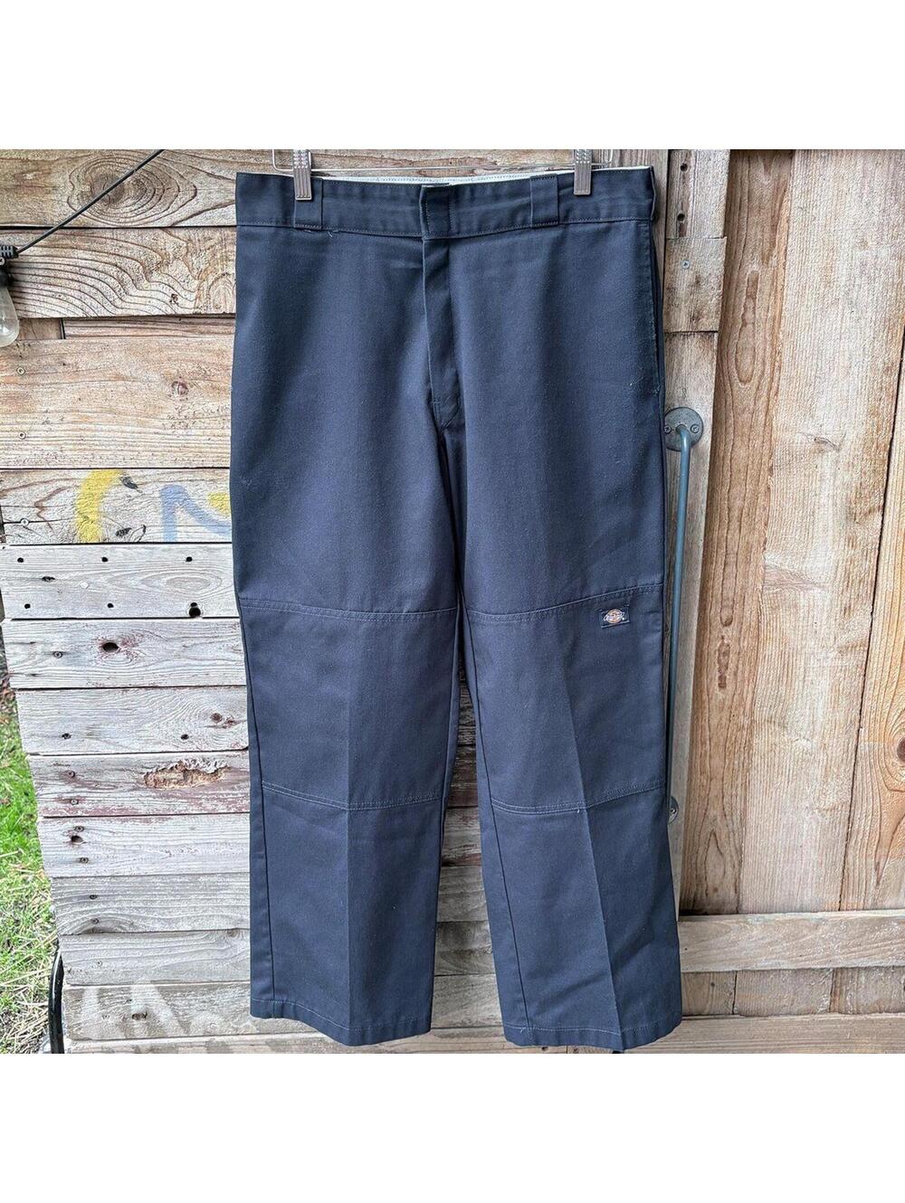 Dickies Men's Black and Navy Trousers